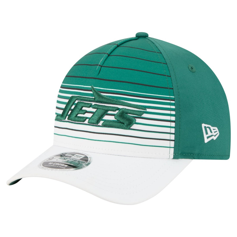 New York Jets New Era Adventure Gradient 9FORTY M-Crown A-Frame Adjustable Hat - White/Green online