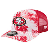 San Francisco 49ers New Era Hula 9SEVENTY Adjustable Trucker Hat - Scarlet cheap
