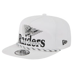 Las Vegas Raiders New Era Collide Golfer Snapback Hat - White online