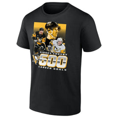 Sidney Crosby Pittsburgh Penguins 600 Career Goals T-Shirt - Black T-shirts