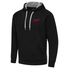 Detroit Red Wings Antigua 2025 NHL Stadium Series Victory Pullover Hoodie - Black Hoodies