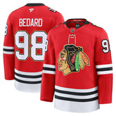 Connor Bedard Chicago Blackhawks Fanatics Centennial Premium Player Jersey - Red Jerseys