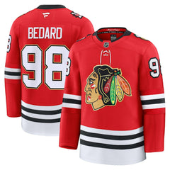 Connor Bedard Chicago Blackhawks Fanatics Centennial Premium Player Jersey - Red Jerseys