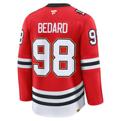 Connor Bedard Chicago Blackhawks Fanatics Centennial Premium Player Jersey - Red Jerseys