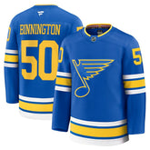 Jordan Binnington St. Louis Blues Fanatics Home Premium Player Jersey - Blue Jerseys