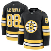 David Pastrnak Boston Bruins Fanatics Home Premium Player Jersey - Black Jerseys