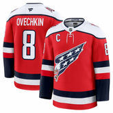 Alexander Ovechkin Washington Capitals Fanatics Alternate Premium Player Jersey - Red Jerseys