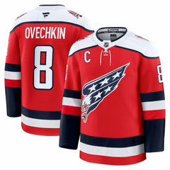 Alexander Ovechkin Washington Capitals Fanatics Alternate Premium Player Jersey - Red Jerseys