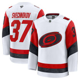 Andrei Svechnikov Carolina Hurricanes Fanatics Away Premium Jersey - White Jerseys
