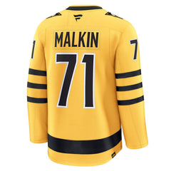 Evgeni Malkin Pittsburgh Penguins Fanatics Alternate Premium Player Jersey - Gold Jerseys