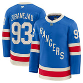 Mika Zibanejad New York Rangers Fanatics Centennial Premium Jersey - Blue Jerseys