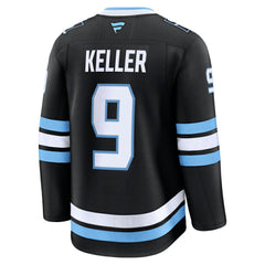 Clayton Keller Utah Mammoth Fanatics Home Premium Player Jersey - Black Jerseys