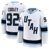Logan Cooley Utah Mammoth Fanatics Away Premium Player Jersey - White Jerseys