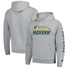 Green Bay Packers Starter Vintage Pullover Hoodie - Heather Gray outlet