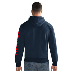 Houston Texans Starter Vintage Pullover Hoodie - Navy sale