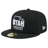 Utah Mammoth New Era State Shape 1st Season 59FIFTY Fitted Hat - Black Hats