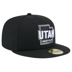 Utah Mammoth New Era State Shape 1st Season 59FIFTY Fitted Hat - Black Hats