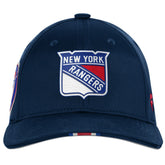 New York Rangers Fanatics Youth 2025 NHL Draft Authentic Pro On-Stage Podium Adjustable Hat - Navy Hats
