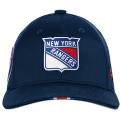 New York Rangers Fanatics Youth 2025 NHL Draft Authentic Pro On-Stage Podium Adjustable Hat - Navy Hats