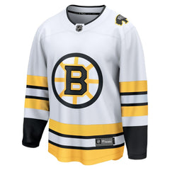 Boston Bruins Fanatics Away Breakaway Jersey - White Jerseys