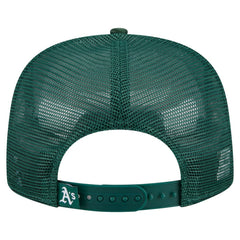 Athletics Retro Satin Script Golfer Adjustable Hat Green