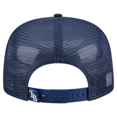 Tampa Bay Rays Retro Satin Script Golfer Adjustable Hat Navy