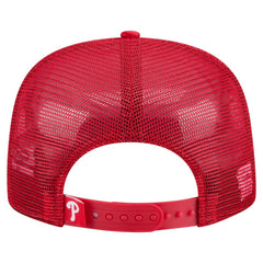 Philadelphia Phillies Retro Satin Script Golfer Adjustable Hat Red