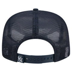 New York Yankees Retro Satin Script Golfer Adjustable Hat Navy