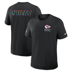 Kansas City Chiefs Tall 2025 NFL Crucial Catch Tri-Blend Dri-FIT T-Shirt - Black on sale