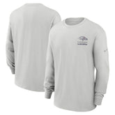 Baltimore Ravens Essential Heavy Max90 Long Sleeve T-Shirt - Gray outlet