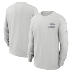 Baltimore Ravens Essential Heavy Max90 Long Sleeve T-Shirt - Gray outlet