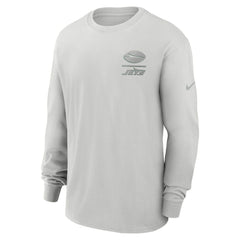 New York Jets Essential Heavy Max90 Long Sleeve T-Shirt - Gray outlet