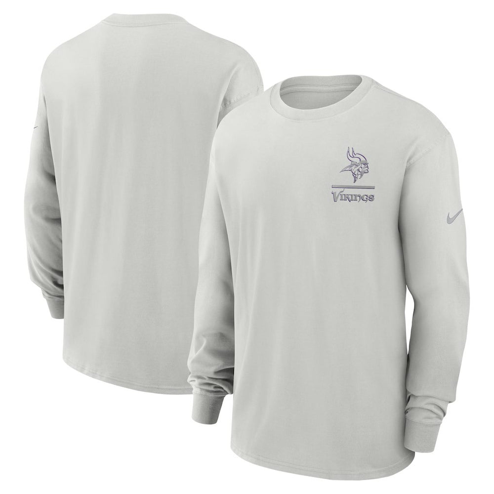 Minnesota Vikings Essential Heavy Max90 Long Sleeve T-Shirt - Gray outlet
