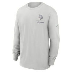 Minnesota Vikings Essential Heavy Max90 Long Sleeve T-Shirt - Gray outlet