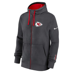 Kansas City Chiefs Primetime Club Full-Zip Hoodie - Anthracite outlet