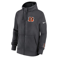 Cincinnati Bengals Primetime Club Full-Zip Hoodie - Anthracite outlet