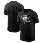 Las Vegas Raiders Primetime Local Essential T-Shirt - Black on sale
