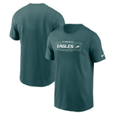 Philadelphia Eagles Primetime Local Essential T-Shirt - Midnight Green outlet
