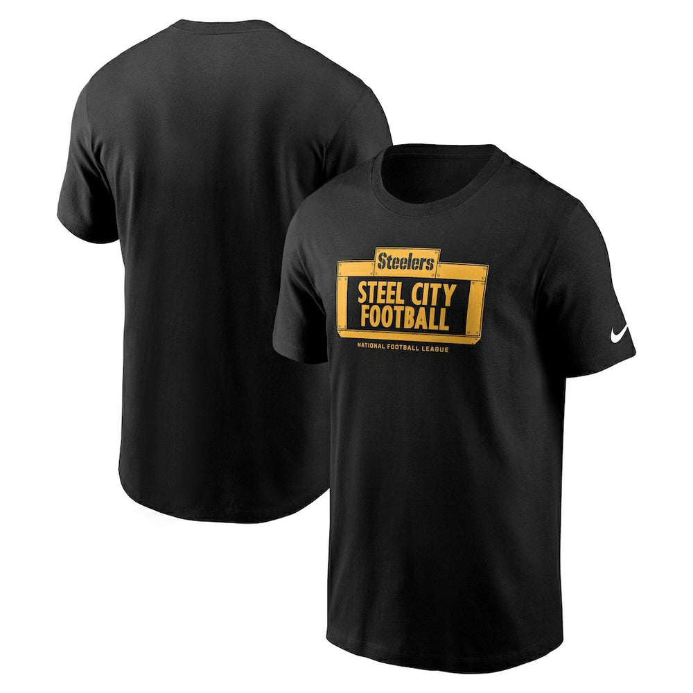 Pittsburgh Steelers Primetime Local Essential T-Shirt - Black outlet