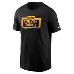 Pittsburgh Steelers Primetime Local Essential T-Shirt - Black outlet