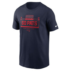 New England Patriots Primetime Local Essential T-Shirt - Navy sale