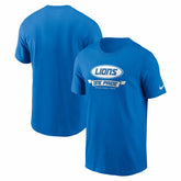 Detroit Lions Primetime Local Essential T-Shirt - Blue sale