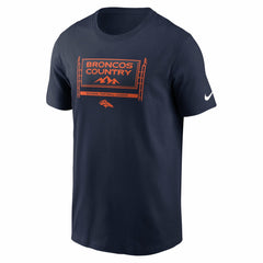 Denver Broncos Primetime Local Essential T-Shirt - Navy discount