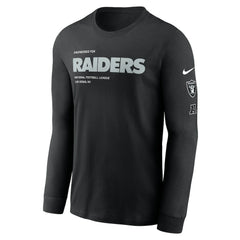 Las Vegas Raiders Play to Win Essential Long Sleeve T-Shirt - Black discount