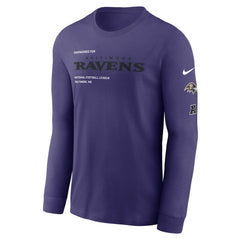Baltimore Ravens Play to Win Essential Long Sleeve T-Shirt - Purple cheap