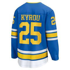 Jordan Kyrou St. Louis Blues Fanatics Home Breakaway Player Jersey - Blue Jerseys