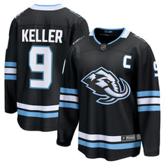Clayton Keller Utah Mammoth Fanatics Home Breakaway Player Jersey - Black Jerseys