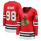 Connor Bedard Chicago Blackhawks Fanatics Women's Centennial Breakaway Player Jersey - Red Jerseys