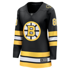 David Pastrnak Boston Bruins Fanatics Women's Home Breakaway Player Jersey - Black Jerseys