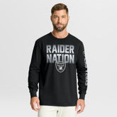 Las Vegas Raiders Hometown Sweep Legacy Long Sleeve T-Shirt - Black on sale